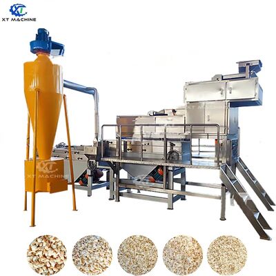 Goede prijs. Industriële 500 kg/u 7,5 kW Power 2-traps hakkende pinda-/amandel-/cashew-verpletterende machine voor notenverwerking online