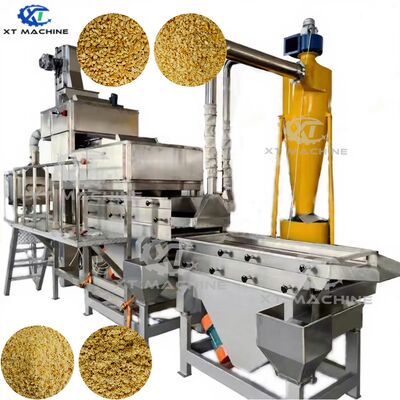 Industriële Pinda Hakmachine met 500 kg/uur Capaciteit, 7,5 kW Vermogen en 2-Traps Hakken voor Gelijkmatige Notenverwerking