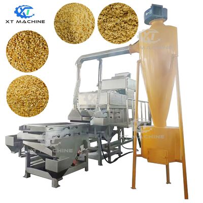 Goede prijs. Automatische pindakaas/cashew/amandel hakmachine met 500 kg/uur en trillend scherm voor de verwerking van noten online