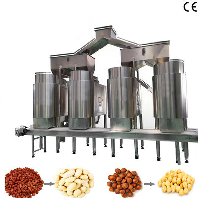 Commerciële grote capaciteit Pistachio Blanching Machine Air Peanut Peeling Machine voor de voedselverwerking
