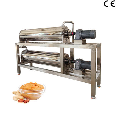 1000 kg/uur SUS304 Voedingsmiddelenkwaliteit Peanut Butter Heat Exchanger Amandelpasta Koelmachine voor Koelmachines voor Noot Butter