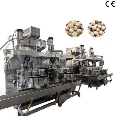 Goede prijs. SUS304 Machine voor het maken van hoogwaardige met deeg beklede noten snacks Machine voor het maken van beklede pindakaasburgers Machine voor het verwerken van snacks online