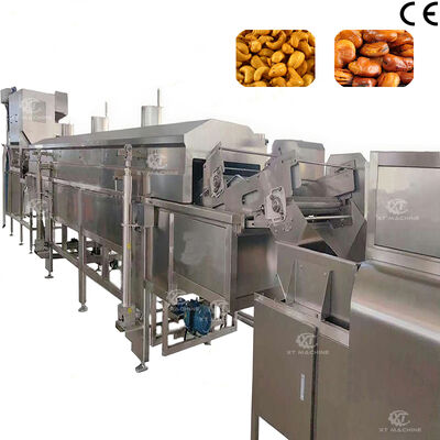 Goede prijs. Grote Capaciteit Hoge Efficiëntie Automatische Maïsvlokken Noten Continue Frituurmachine Met CE Certificering online