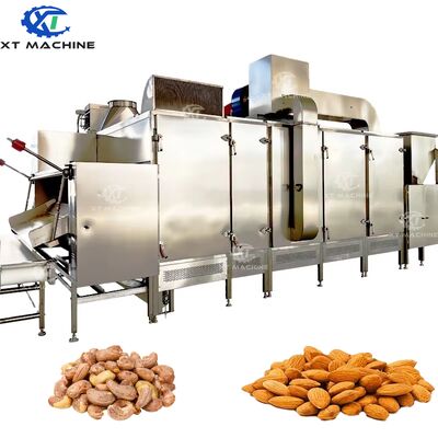 Goede prijs. SUS304 Continuous Nut Roaster van roestvrij staal met PLC-besturing en een capaciteit van 3000 kg/h voor industrieel gebruik online