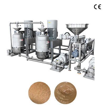 Goede prijs. Industriële SUS304 Stainless Steel snij- en freesmachine voor notenboter met 200-300 mazen fijnheid en 1000-1500Kg/h capaciteit online