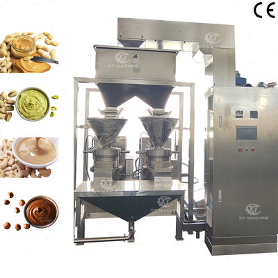 Automatische 1000kg/h-2000kg/h pindakaasnoot botermaler Amandelmaler voor het maken van notenboter