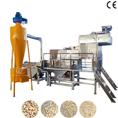 Goede prijs. 1000kg/u-2000kg/u Vierfasen Notenhakselaar en Sorteerder met Aanpasbare Output Pindhakselmachine voor Notenverwerkingsfabrieken online