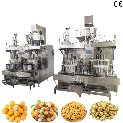 Goede prijs. Hoog nauwkeurige 500-1000 kg/uur deeg bedekte noten snacks maken machine met PLC besturingssysteem en SUS304 materiaal online