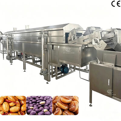 Automatische machine voor het vreten van aardappelen, bedekt met roestvrij staal 304, voor het frituur van maïs en gedroogde vruchten met water-olie-scheiding
