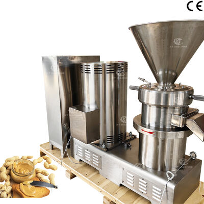 Goede prijs. 100 kg/u-200 kg/u SS304 Pindakaas Colloïdmolen Cashew Pistachepasta Slijpmachine voor Efficiënte Notenboter Verwerking online
