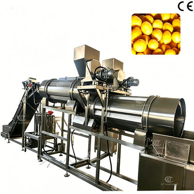 Goede prijs. Dubbeltrommelgeurmachine 500 kg/h Snacks Geurmachine met poeder met automatische voeding en ontlading online