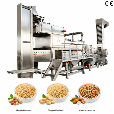 Goede prijs. 500 kg/uur Automatische klasserende pinda's/cashewnoten vermaling machine Amandel hakmachine voor efficiënte noten hakken online