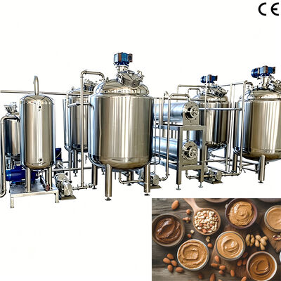 Goede prijs. SS304 Gemengde/koelende tank voor pindakaas met ontgassing voor industriële emulgerende verwarming en isolatie online