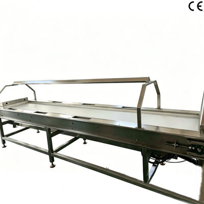 Mobiele industriële transportband SUS304 Voedselassemblage-transportband voor de verwerking van noten met aanpasbare capaciteit