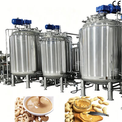 Volledig automatische pindakaas/mondakaas mengmachine/ontgassing tank/koelmachine voor levensmiddelen