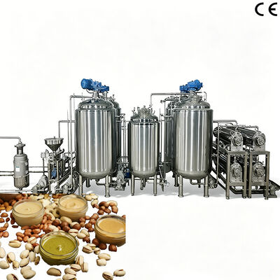 Goede prijs. Volledig automatische pindakaas meng-/koeltank Pistachio pasta maken machine met PLC programma besturing online