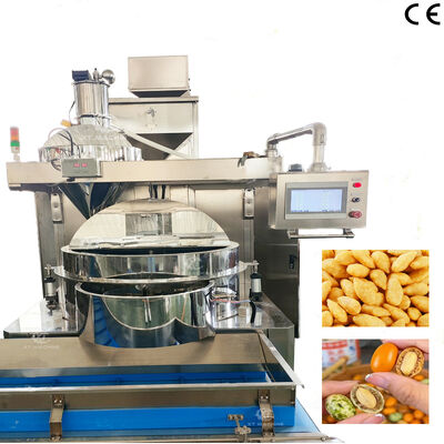 High Speed Gecoate Peanut Burger Makers Deeg Gecoate Noot Snacks Makers Met PLC Control System