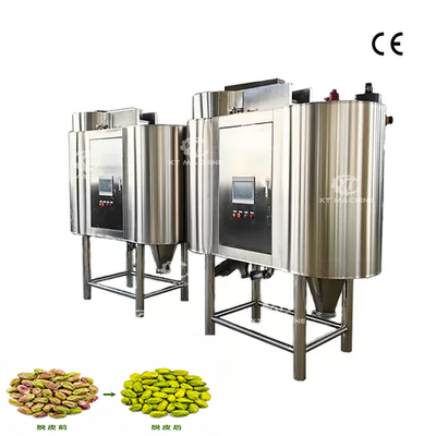 Goede prijs. 500kg/u Pinda Rode Huid Verwijderingsmachine met PLC-besturing voor Hoge Efficiëntie Pistache Ontveller online