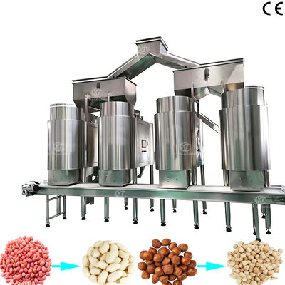 Commerciële Grote Capaciteit Pinda Rode Huid Verwijderingsmachine Hazelnoot Pistache Peeler voor Pinda Verwerking