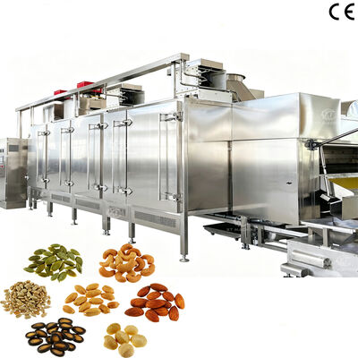 Goede prijs. Hete Verkoop Continue Noten Rooster Machine met Instelbare Transportband Snelheid PLC Controle Bakoven online