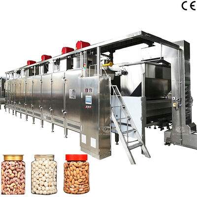 Goede prijs. Hoogwaardige cashewnoot Japanse bonen roostermachine Automatische nootroaster met 500 kg/h-2000 kg/h voor voedselverwerking online