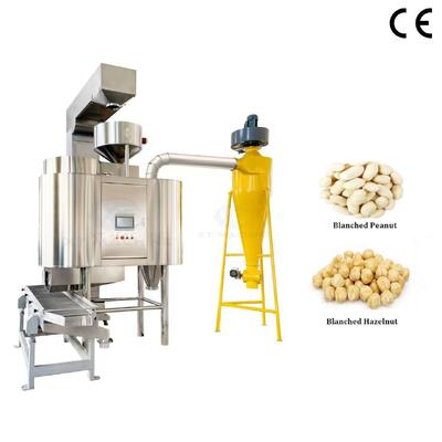 Air Blanching Peanut Peeling Machine van roestvrij staal XT 1000 kg/h Peanut Hazelnut Industrial Processor